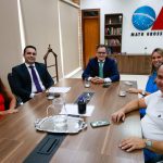 Presidente Bitto Pereira recebe visita institucional da Presidente da AMATRA e Diretoria do Insted