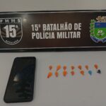 Polícia Militar apreende drogas durante abordagem a motocicleta irregular em Maracaju
