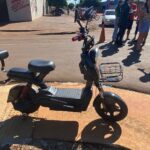 Adolescente fica ferida após colisão entre veículo e bicicleta elétrica em Maracaju