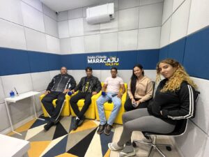Integrantes do evento em entrevista a RCM - Rádio Cidade Maracaju