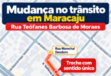 Rua Teófanes Barbosa de Moraes passa a ter sentido único em trecho de Maracaju